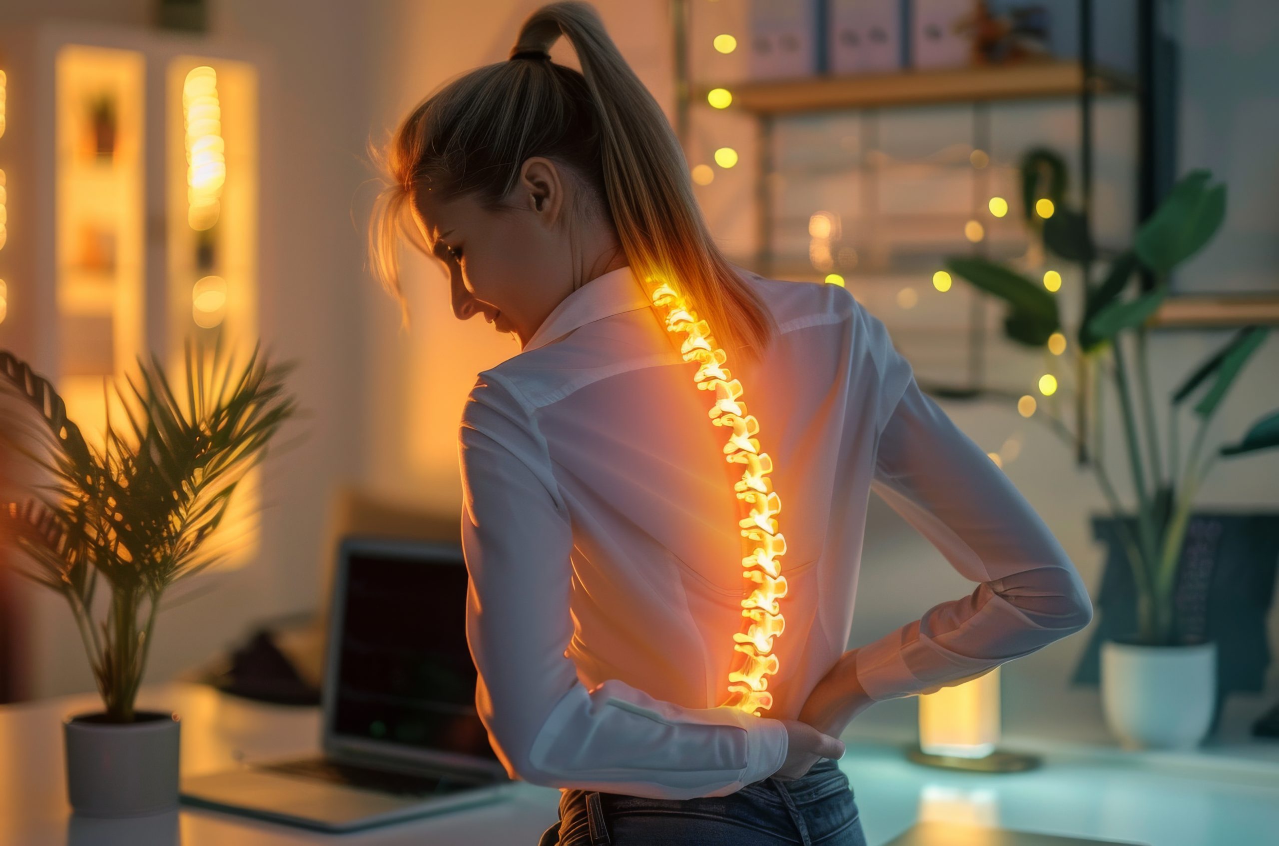 Woman with Back Pain